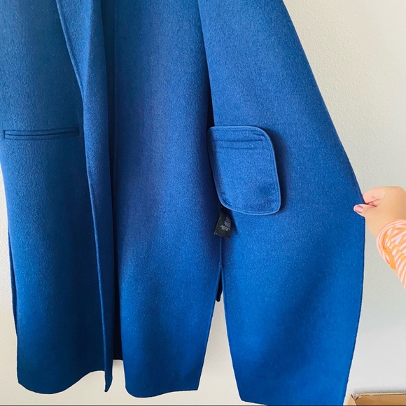 Sandro Paris Wool Belted Sleeveless Coat - Picture 6 of 8